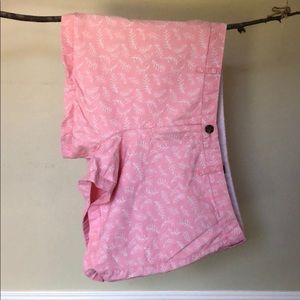 Floral pink shorts!